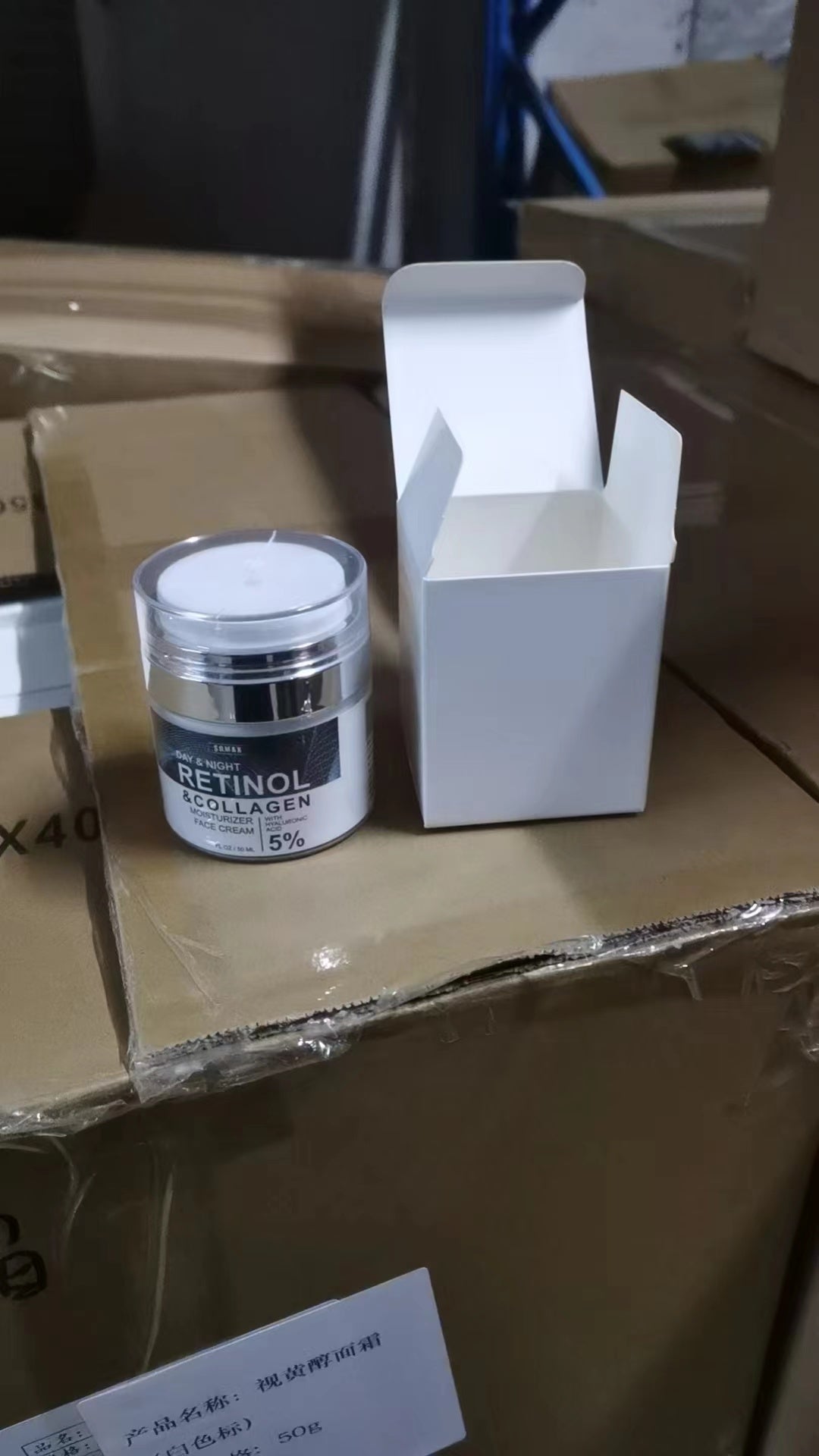 Advanced Retinol Collagen Cream For Face With 5 Hyaluronic Acid Anti - Aging Cream Anti Wrinkle Reduce Fine Lines Lifting And Firming Cream 24 - Hour Facial Care Suitable For All Skin Types - My Store