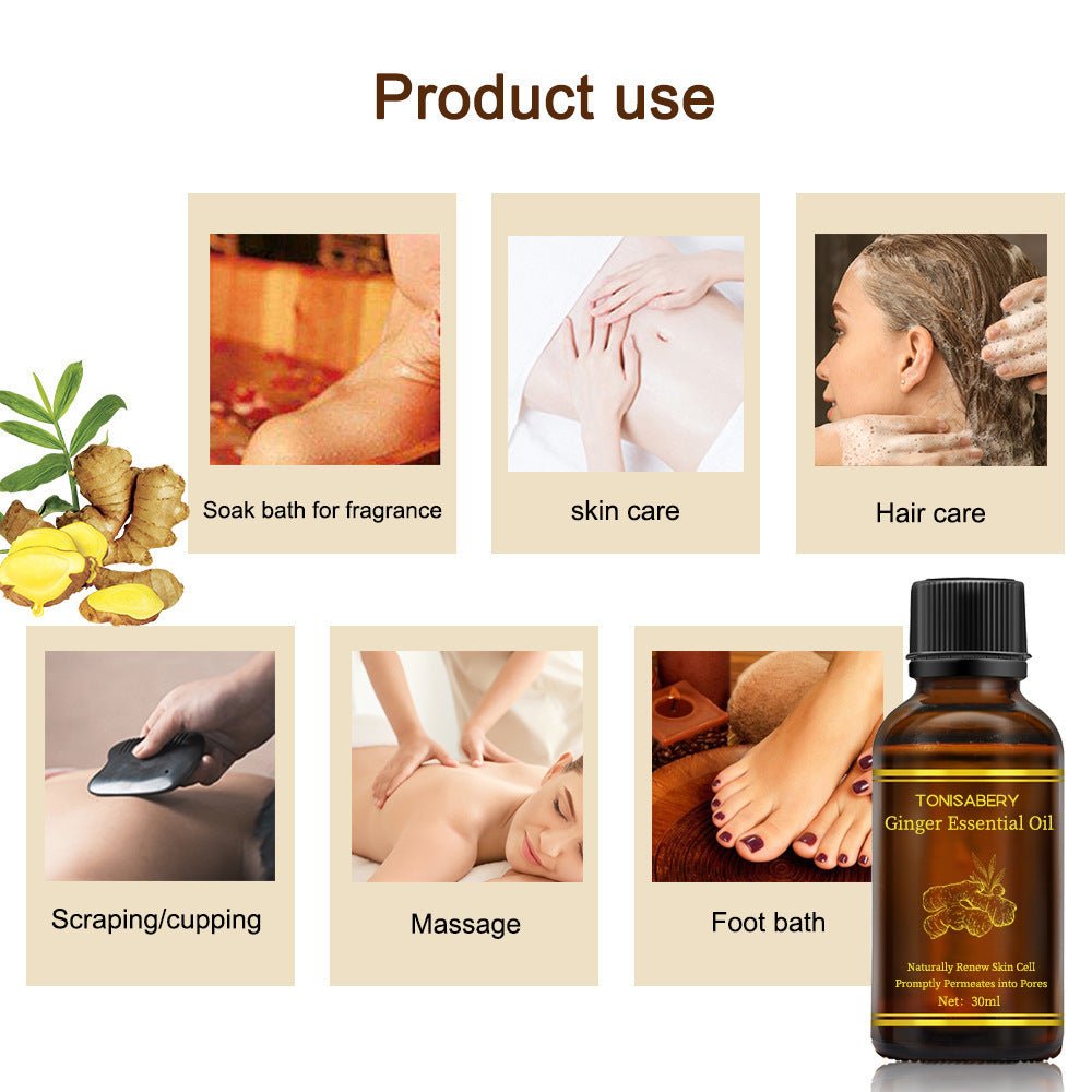 Beauty Skin Care Ginger Massage Essential Oil - My Store