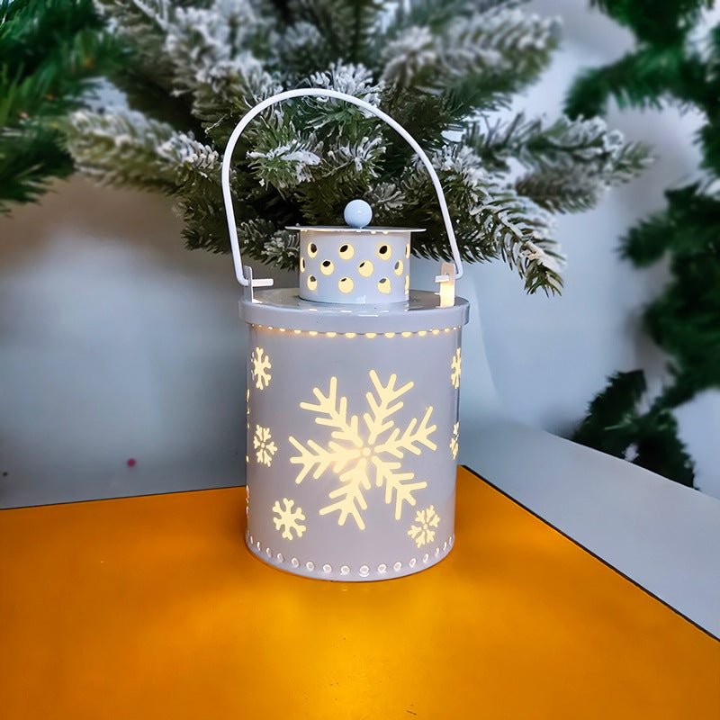 Christmas Candle Lights LED Small Lanterns Wind Lights Electronic Candles Nordic Style Creative Holiday Decoration Decorations - My Store