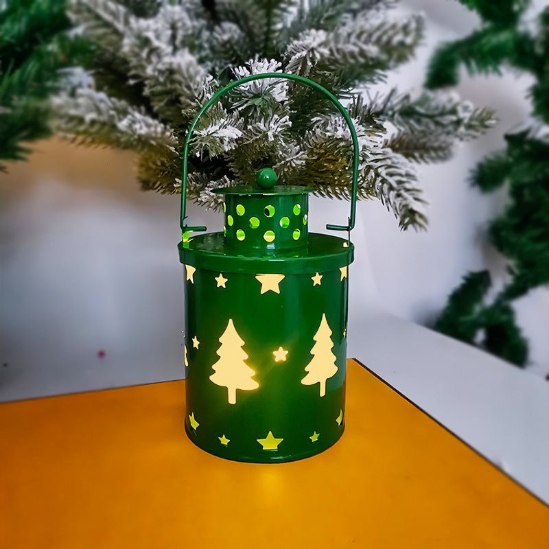 Christmas Candle Lights LED Small Lanterns Wind Lights Electronic Candles Nordic Style Creative Holiday Decoration Decorations - My Store