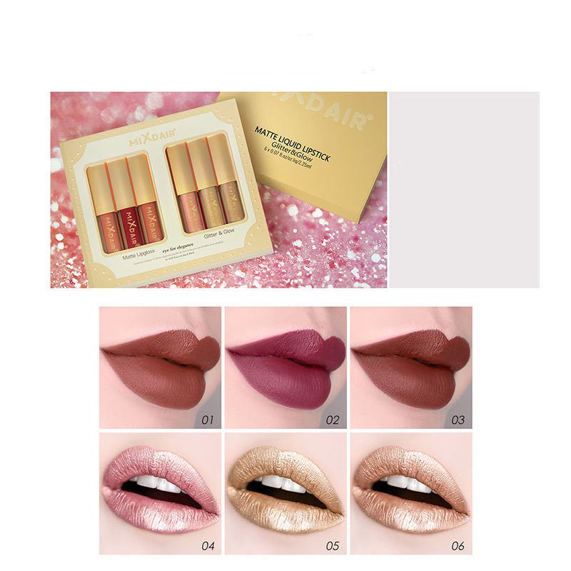 Matte high gloss lip gloss set - My Store